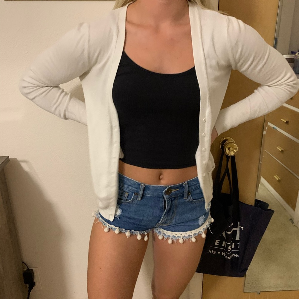 White Cardigan